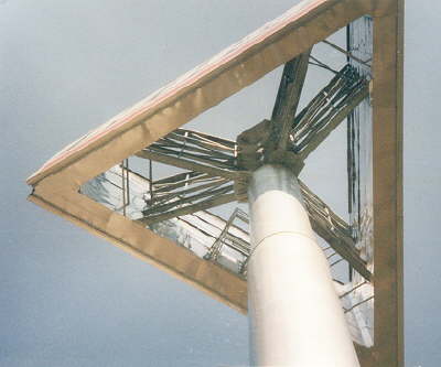 Prismenwender Pylon Dreieck-Werbekopf