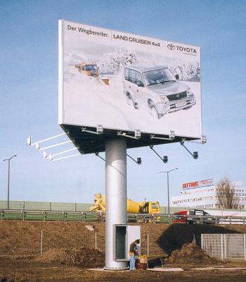 Prismenwender Pylon Wien R�ckseite